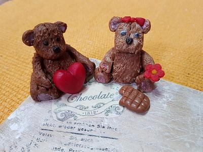 Chocolate teddy - Cake by EmyCakeDesign