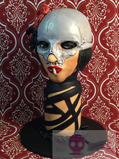 Sugar Skull Bakers Collaboration 2015 "Isabella" inspired by Brian Viveros' Art - Cake by Shey Jimenez