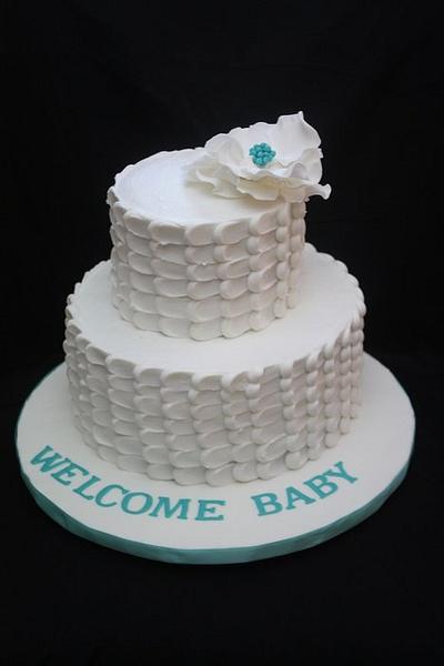Baby shower cake - Cake by Virginia