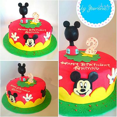 Mickey mouse cake  - Cake by Cake design by youmna 