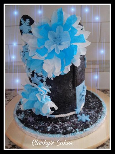 Winter Themed Cake - Cake by June ("Clarky's Cakes")