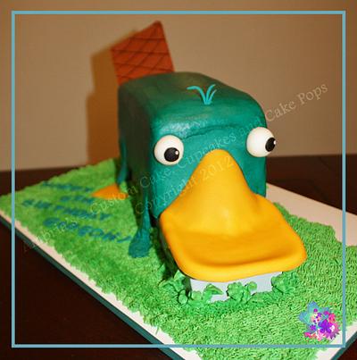 Perry the Platypus! - Cake by Ambria's