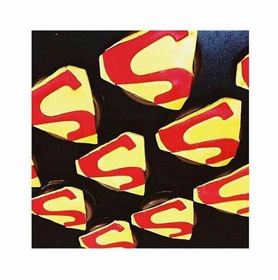 Superman cookies - Cake by Caked India