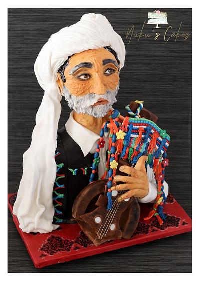 Old Baloch Musician of Pakistan - Cake by Nuku’s Cakes