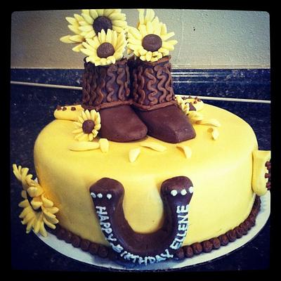 Cow Girl - Cake by Stephanie Towner