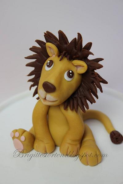 Lion topper - Cake by Brigittes Tortendesign