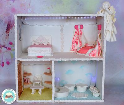 Caker Buddies Cake Collab - An Angel's Abode by Cake Sapphire - Cake by Cakesapphire