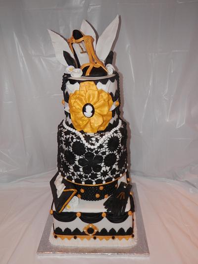 "The Roaring 20`s" cake - Cake by Sylvia's Cake Shop