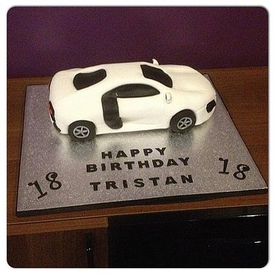 Audi R8 Cake - Cake by Janine Lister