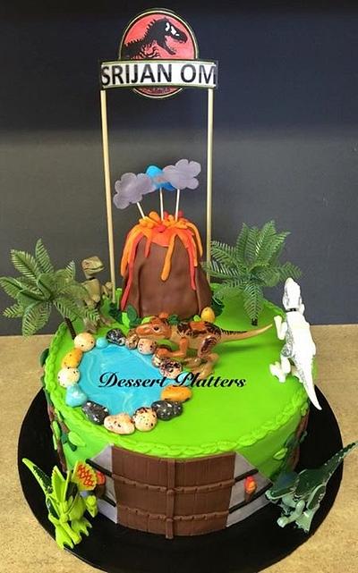 Dinosaur Themed Cake - Cake by Swati karthik