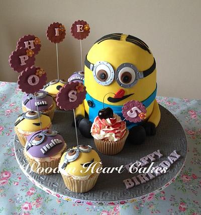 Minion birthday cake - Cake by Wooden Heart Cakes