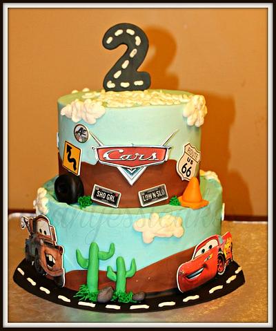 Cars themed birthday cake - Cake by Jessica Chase Avila
