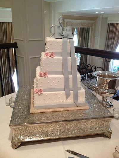 Simple, Elegant Wedding - Cake by Alissa Newlin