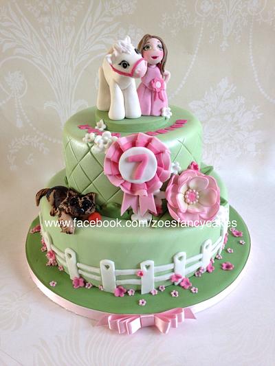 Pony Cake - Cake by Zoe's Fancy Cakes