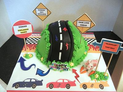 Over the Hill I go... - Cake by Fun Fiesta Cakes  