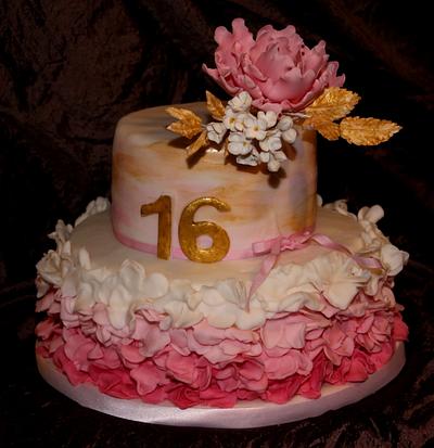 sweet sixteen - Cake by Jiřina Matějková
