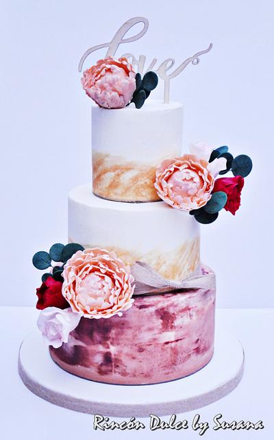 Rustic Wedding Cake - Cake by rincondulcebysusana