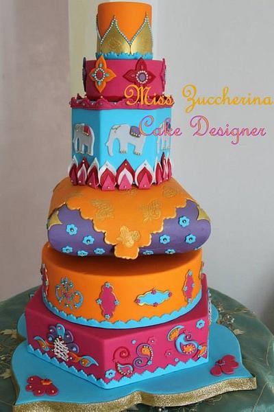 Indian Rainbow - Cake by Miss Zuccherina cake designer