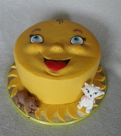 Funny sun - Cake by Anka