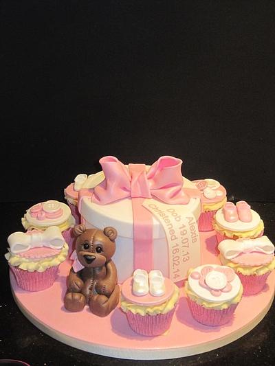 cute little christening  - Cake by d and k creative cakes