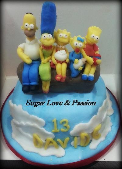 Simpsons cake made in a day - Cake by Mary Ciaramella (Sugar Love & Passion)