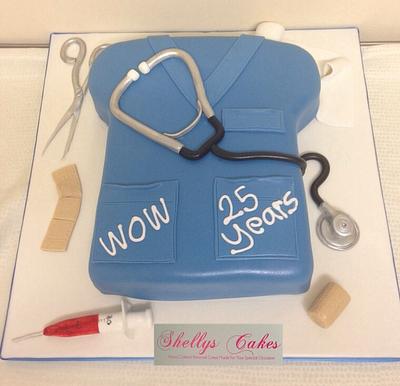 Nurses retirement cake  - Cake by Michelle Edwards 
