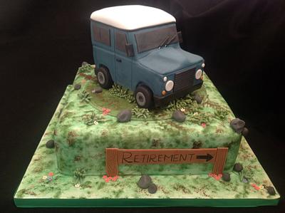 Country drive - Cake by Linda Milne (the little cake room)