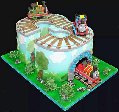 Thomas and Friends - Cake by Amelia Rose Cake Studio