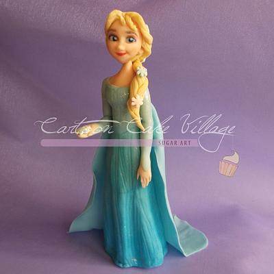Queen Elsa - Frozen - Cake by Eliana Cardone - Cartoon Cake Village