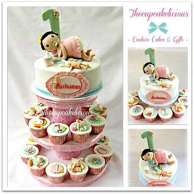 Crawling Baby and her Favourite toys - Cake by Leni