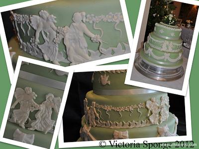 Wedgewood Wedding cake - Cake by Victoria Forward