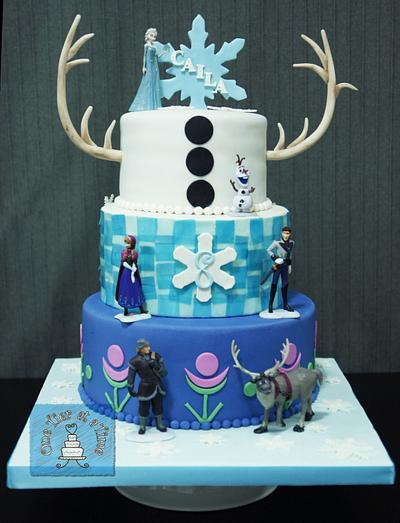 Everyone's a little Frozen - Cake by Onetier