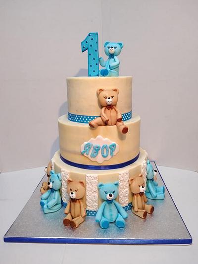 The Cake with the Bears - Cake by Dari Karafizieva