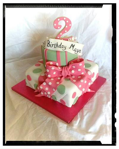 a present cake - Cake by Brooke
