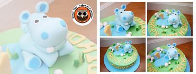 Hippo cake - Cake by Sweet Owl Cake and Pastry