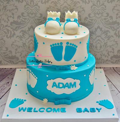 Baby shower cake  - Cake by Better Batter Bakes