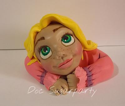baby Rapunzel - Cake by Doc Sugarparty