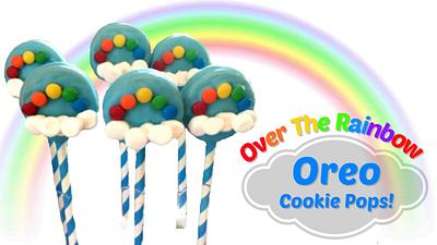 OVER THE RAINBOW OREO COOKIE POPS!  - Cake by Miss Trendy Treats