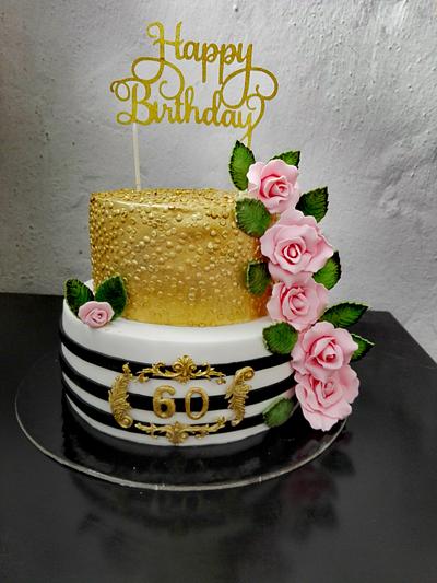 Glitter roses cake - Cake by Danito1988