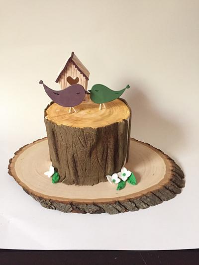 Tree bark cake  - Cake by Shilpa
