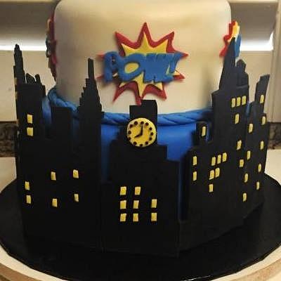 super hero cake - Cake by Elaine
