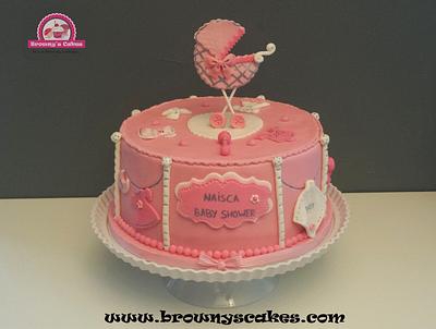 Babyshower cake - Cake by Browny's Cakes