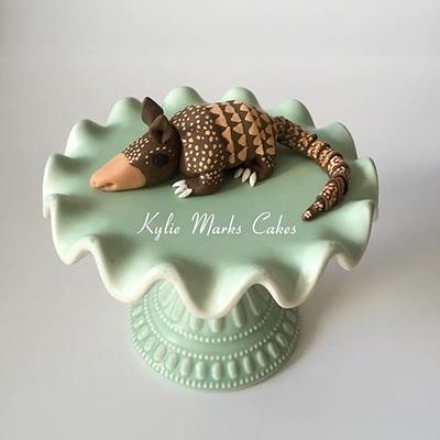 24.7 X is for... Xenarthra or xenurus - Cake by Kylie Marks