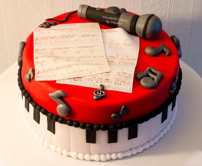Music Cake - Cake by Vanessa