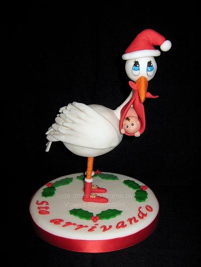 christmas stork - Cake by tortedellemiebrame