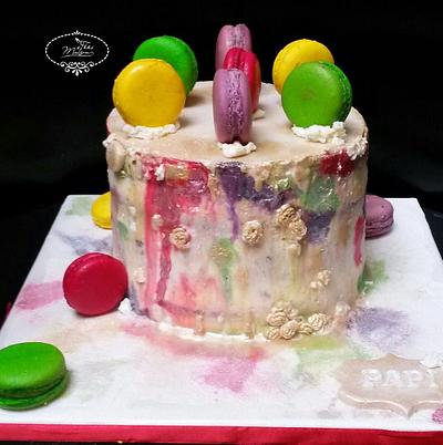 MACAROONS NAKED CAKE - Cake by Fées Maison (AHMADI)