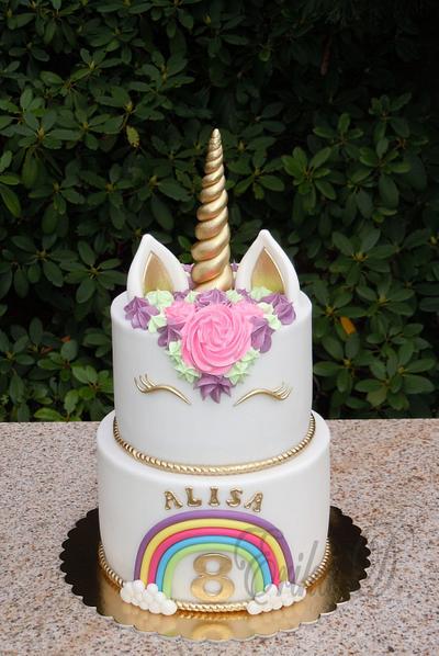unicorn - Cake by Derika