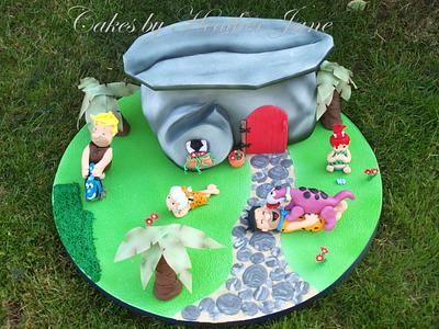 GOLD AWARD ~ Yabba Dabba Dooooooooo Flintstones Cake - Cake by Cakes By Heather Jane