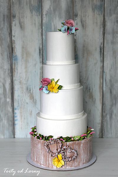 Wedding cake - Cake by Lorna