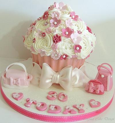 Girly Bags Giant Cupcake - Cake by Shereen